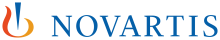 Novartis logo: a global healthcare company 